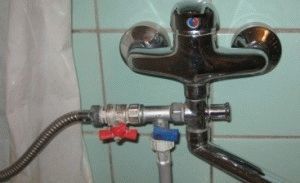 Подключение стиральной машины через душ смесителя